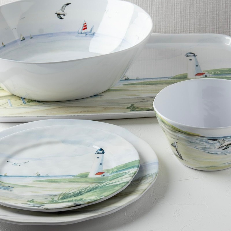 Tarhong DN24085385 By The Shore Salad Plate, 8.3 inches (21