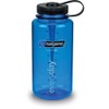 Nalgene Tritan Wide Mouth BPA-Free Water Bottle, Blue w/Black