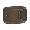 Western Rectangular Hammered Engraving Antique Belt Buckle Color: Antic Brass