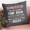 Shirtracer Cushion 50 x 50 cm – Decorative Brother and
