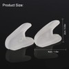 ANGGREK Toe Separator, Silicone Gel Hallux Valgus Separator Bunion Corrector