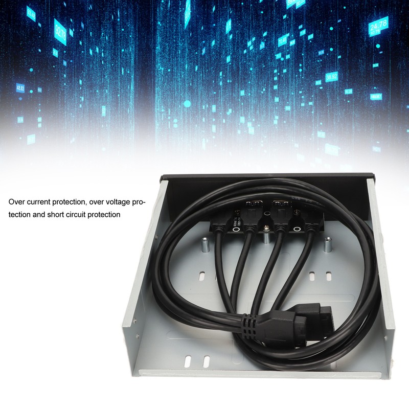 5.25in USB 3.0 Front Panel Hub 4 Ports 5Gbps High