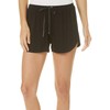 HUE Women's SleepWell with TempTech Boxer Pajama Sleep Short, Black,