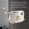 Rim Lock Set, Stainless Steel Vertical Keyway Cylinder Deadbolt With