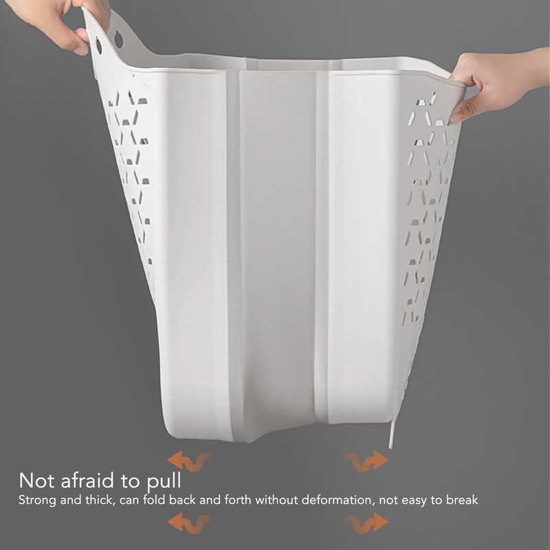 Collapsible Hanging Laundry Basket PP Wall Mounted Collapsible Laundry Hamper