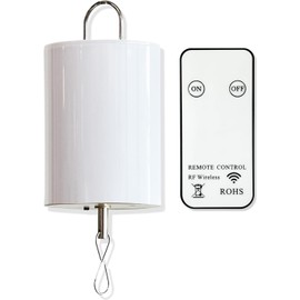 FONMY Hanging Display Motor 10 RPM Low Speed with Remote for Wind Spinner Ornament Hanging Decor Baby Crib Mobile Battery Operated Motor