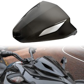 SAUTVS Tinted Gauge Spoiler for Can Am Spyder F3 F3 S 2015-2023, Smoked Gauge Shield Support Gauge Spoiler Cover for Canam Spyder F3 / F3-S 2015-2023 Accessories, Replace #219400531
