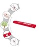 TOX Folding Ruler 2 m in Red - Measuring Stick