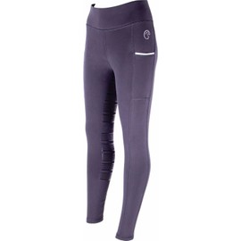 AK Wintex Pull on High Waisted Winter Horse Riding Tights/Leggings/Breeches with Full seat Silicon Grip AKRS-6054-01 (UK, Alpha, XXL, Regular, Regular, Black)