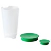IKEA New Ikea UPPFYLLD Salad shaker with strainer, bright green/clear,
