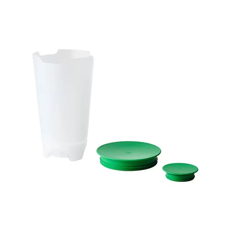 IKEA New Ikea UPPFYLLD Salad shaker with strainer, bright green/clear,