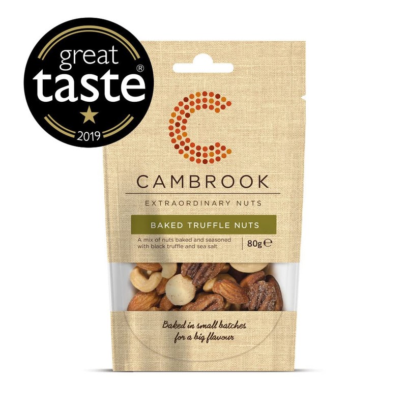 Cambrook Baked Truffle Nuts 80 g Bag - Premium Quality
