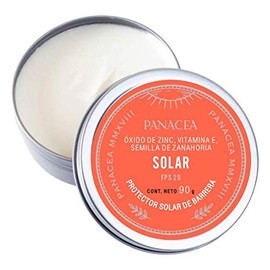 Protector SOLAR natural para todo el cuerpo que bloquea los rayos UVA y UVB con antioxidantes. Ingredientes 100% naturales, sin químicos. 90g.