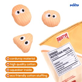 Pawty Dog Toys - PAWTATO Chips - Interactive Plush Snuffle Dog Toy with Crinkle Paper - Hide and Seek Snuffle Puzzle Dog Toy - Dog Enrichichment - Mental Stimulation - Stress Relief