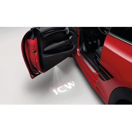 Mini, 63312414106, LED-Projektor für das Mini-Logo beim öffnen der Tür, projiziert Logo auf den Boden