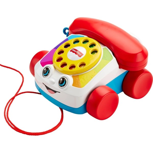Fisher-Price Chatter Phone Pull Toy for Toddlers Ages 1+ Pretend
