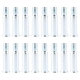 eMagTech 16x Aluminium Alloy Inline Roller Skate Axles Screws Bolts 8mm Compatible with Roller Skate Shoes Silver