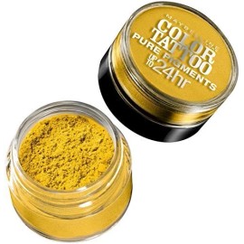 Maybeline New York 2 PACK Maybelline Eye Studio Color Tattoo Pure Pigments, 25 Wild Gold 2 PACK
