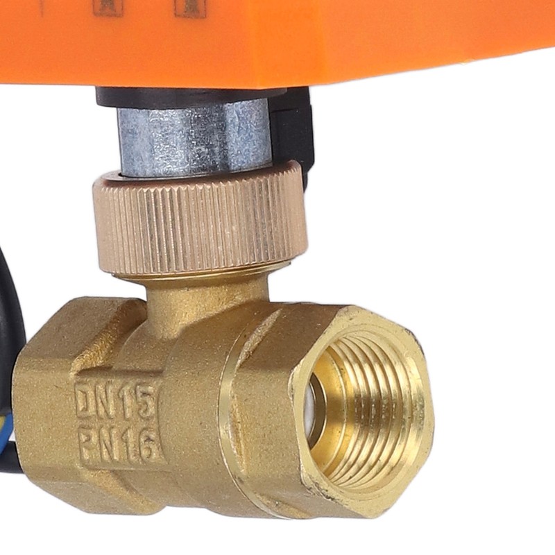 DN15 2 Way 2 Wire Electrical Ball Valve Normally Open