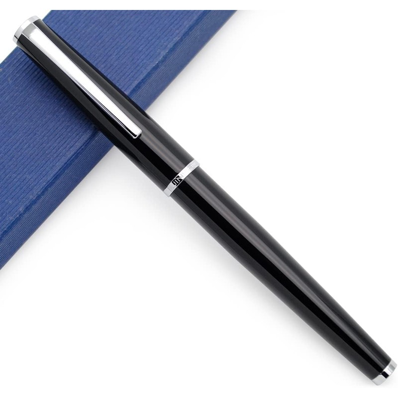 JINHAO 95 Series - Pluma estilográfica de metal (negro con