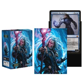 Katomula 100 MTG Card Sleeves with 100 Inner Sleeve, Textured Back Art Sleeves, Fit Standard Size Cards-Artifice Master