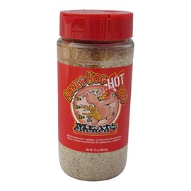 Meat Church Honey Hog Hot BBQ Rub and Seasoning for Meat and Vegetables, Gluten Free, 13 Ounces