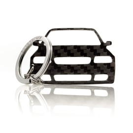 BlackStuff Carbon Fibre Keyring Compatible with A3 S3 8L 1996-2003, Black