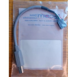 L-com 1pc L-com Pigtail USB Cable Type B straight Female 5 Position 0.100" Pitch 8.0"