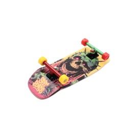 SPITBOARDS® 34mm Fingerboard Oldschool Cruiser Pro Complete Setup, Pre-Assembled 5-Layer Wood, Pro Trucks, Soft Urethane 60D Bearing Wheels, Real-Wear Graphics, Lasered Foam Tape 'Scape Gracer'