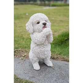 Hi-Line Gift Ltd. Dog Decor Poodle Garden Statue, Garden Decoration, Home Decor Gift Option