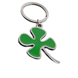 Lucky four-leaf clover keyring keychain key holder / 행운 네잎클로버 키링 열쇠고리 키홀더