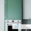 10 Pack (5 Pairs) 1/2 Inch Overlay Kitchen Cabinet Hinges,