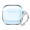 [elago] AirPods 4 Compatible Case, Transparent, Clear Cover, Carabiner Included,