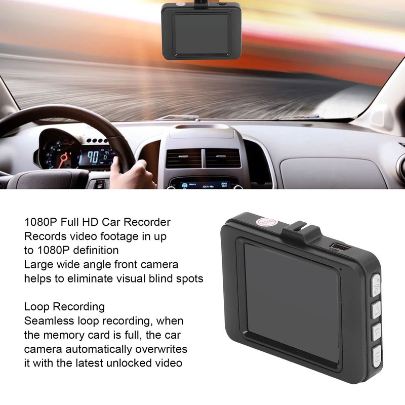Dash Cam Car Driving Recorder Car DVR Dashcam Multifunction 1080P