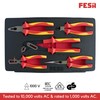 FESA Electrician Insulated Pliers Set - 1000V 5-Piece Professional Electrician