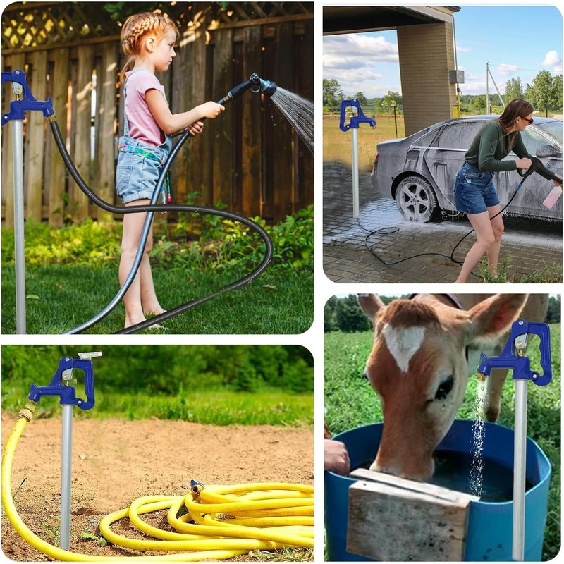 Frost Proof Yard Hydrant, 3.25FT Freezeless Frost Proof Hydrant, Water