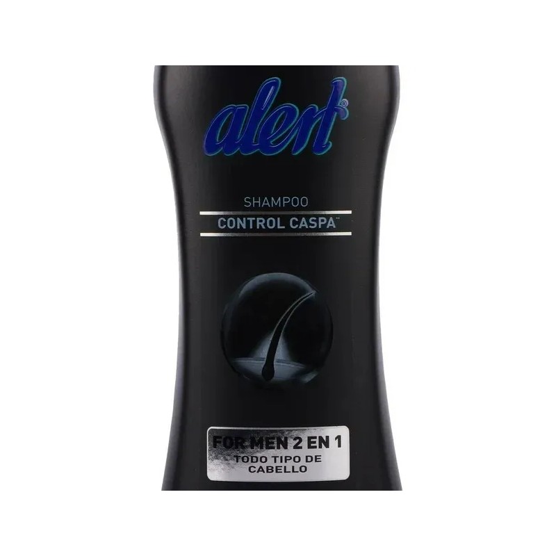 Shampoo Alert Control Caspa Para Hombre 2 En 1 700ml