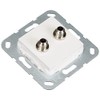 Gira 565103 SAT F Socket Double Gender Changer Fitting Pure