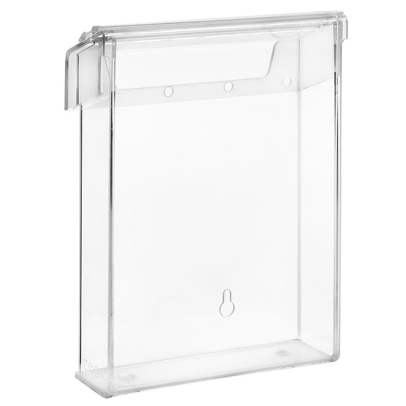 DIN A5 Prospektbox Weatherproof with Lid High from Acrylic Glass