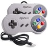 2 Pack USB Controller for SNES Retro Gaming, miadore USB