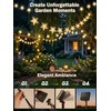 Serpouliom Star String Lights, 23FT 50LED 8 Modes Solar Powered