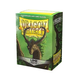Arcane Tinmen AT-11038 Dragon Shield Standard Size Matte Lime (100 Sleeves)