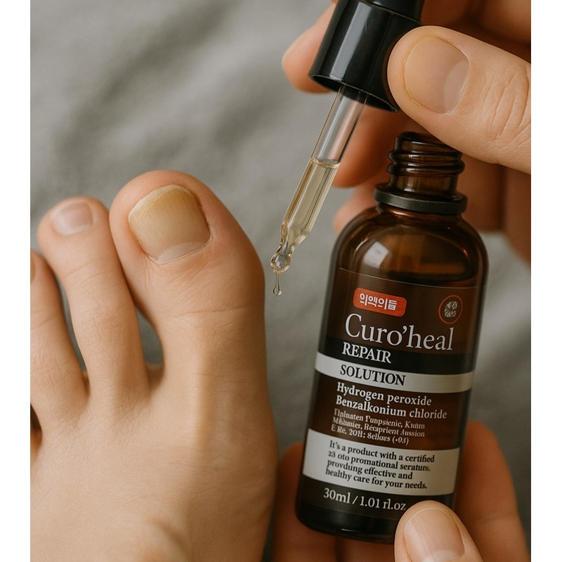 Curoheal Repair Solution Problem Toenail Ampoule 30ml Herbal Solution Nail