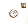KATOMOKU Muku Clock 16 Walnut Radio Clock Continuous Second Hand