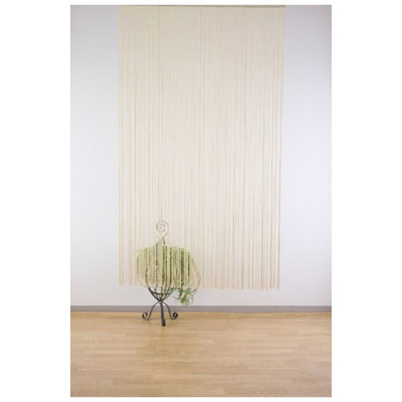 narumikk のれん ポリヒモスクリーン ベージュ 150cm幅 19-969