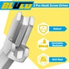 Blulu 3 Pcs Cup Hook Driver Y Shape Cup Hook