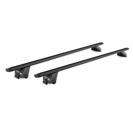 OMAC Roof Rack Cross Bars for Subaru Crosstrek Hybrid 2019-2024 Heavy Duty-Lockable 220Lbs Aluminium Black 2Pcs fits Cargo Carriers Kayak Canoe Bike Snowboard