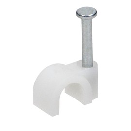 Miratic Cable Holder Wall - High-Quality Cable Attachment Wall Ideal as Cable Holder and Cable Clips for Organised and Clean Cable Management Set of 100 (Diameter 6 mm)