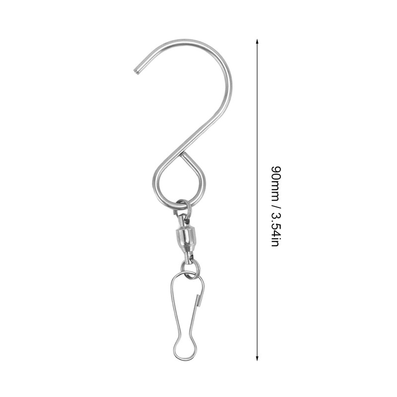 20pcs Wind Spinner S Hook Clips 360 Degree Rotation 304