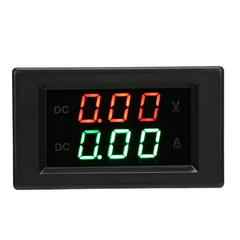 YB4835VA Dual Display Integrated Voltage Ammeter Panel Amp Volt Gauge